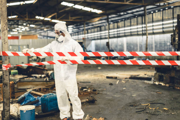 Professional Biohazard technician working in Mount Holly, NC